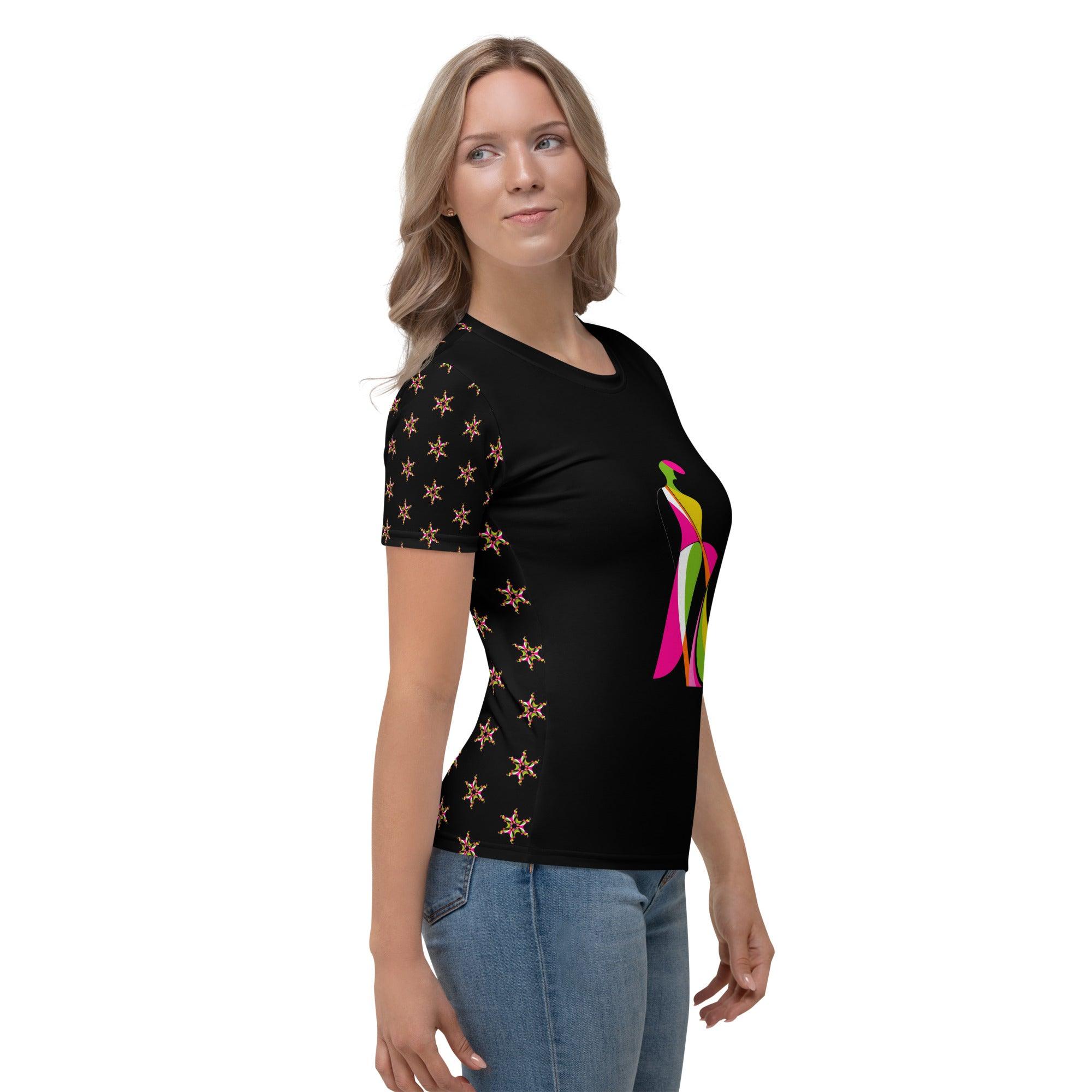 Artful Aesthetics All-Over Print Women's Crew Neck T-Shirt - Beyond T-shirts