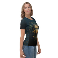 Abstract Beauty Unveiled Women's Crew Neck - Beyond T-shirts