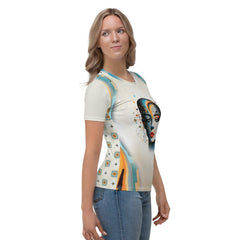 Harmony in Abstraction All-Over Women's Crew Neck - Beyond T-shirts