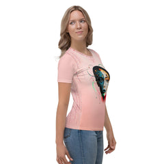 Elegance in Abstraction All-Over Women's Crew Neck - Beyond T-shirts