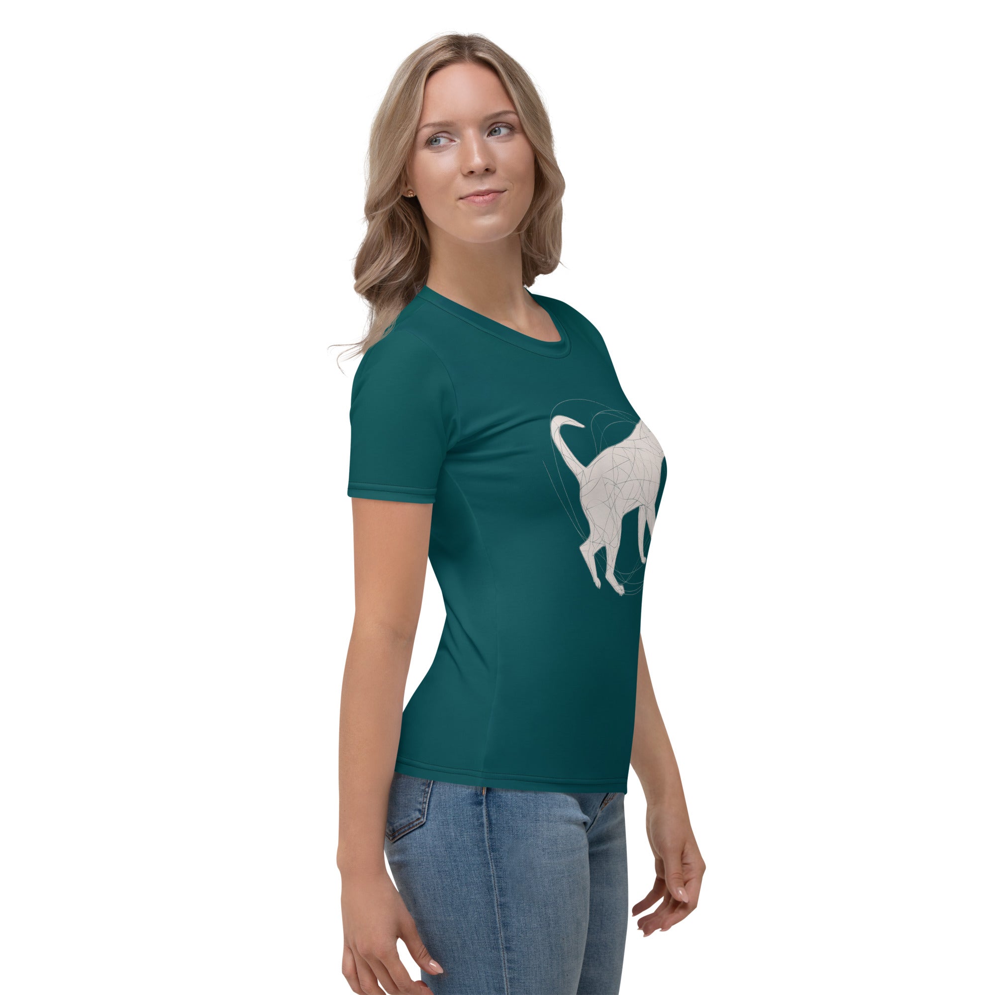 Serene Swan Soiree Crew Neck T-Shirt