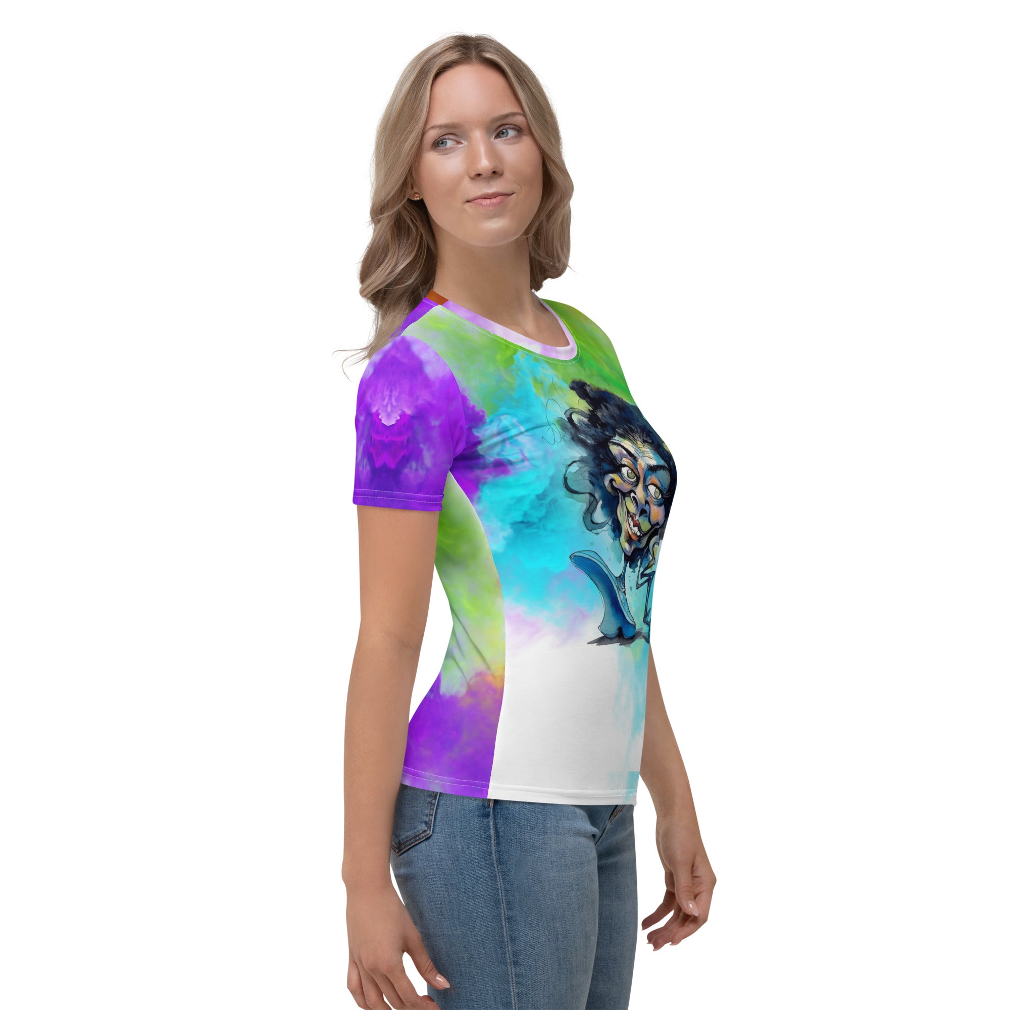 Posh Peacock Parade Women's T-Shirt