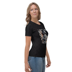 Gallant Glories All-Over Print Women's Crew Neck T-Shirt