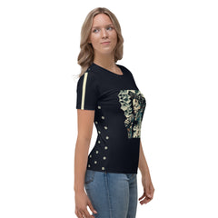 Legendary Melody All-Over Print Women's Crew Neck T-Shirt