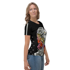 Rhythmic Reverie All-Over Print Women's Crew Neck