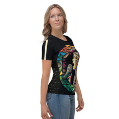 Vibrant Vocals All-Over Print Women's Crew Neck