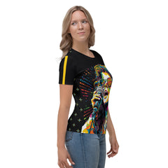 Singing Melodies All-Over Print Women's Crew Neck