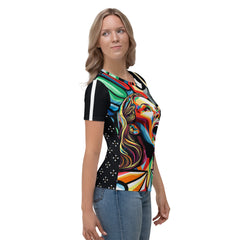 Artistic Aria All-Over Print Women's Crew Neck