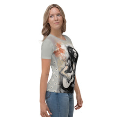 Earthy Abstract Women's Crew Neck T-Shirt