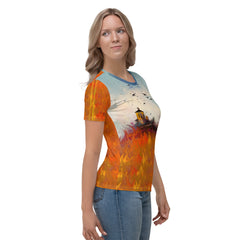 Majestic Mountain View Women's Crew Neck T-Shirt