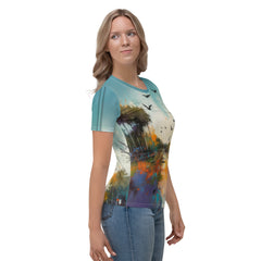 Urban Oasis All-Over Print Women's Crew Neck T-Shirt