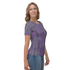 Liquid Silver Women's Crew Neck T-Shirt