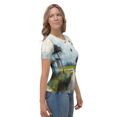 Sunset by the Sea Women's Crew Neck T-Shirt