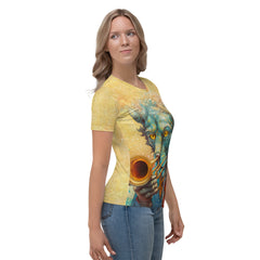 Lionhearted All-Over Print Women's Crew Neck T-Shirt