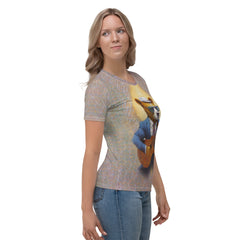 Playful Siamese All-Over Print Women's Crew Neck T-Shirt