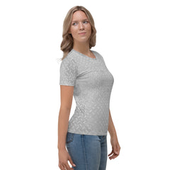 Linen Luxury Texture Women's Crewneck Tee