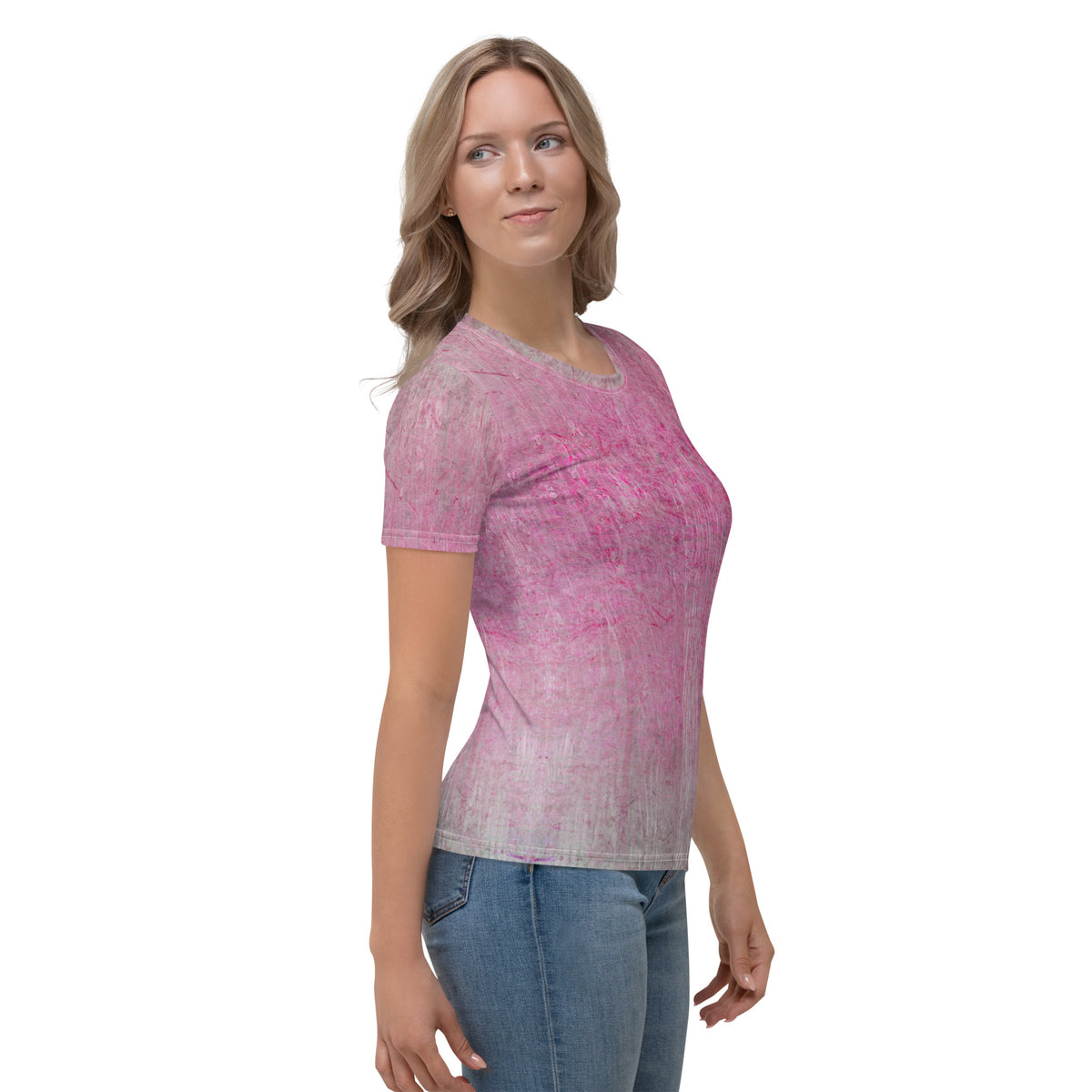 Bamboo Bound Texture Women's Crew Neck T-Shirt