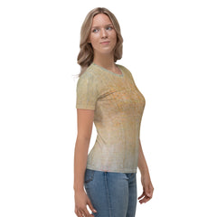 Organic Grip Texture Women's Crew Neck T-Shirt