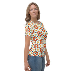 Oceanic Kaleidoscope Women's Crew Neck T-Shirt