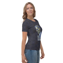 Stylish Squirrel Fashionista All-Over Print Women's Crew Neck T-Shirt