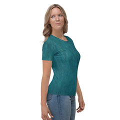 Stylish and Warm Woolen Whimsy T-Shirt for Women, Perfect for Layering