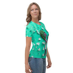 Melody Muse Women's Crew Neck T-Shirt styled for a casual look.