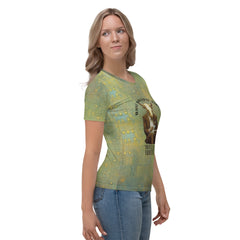 Ocean-inspired mermaid T-Shirt for women.