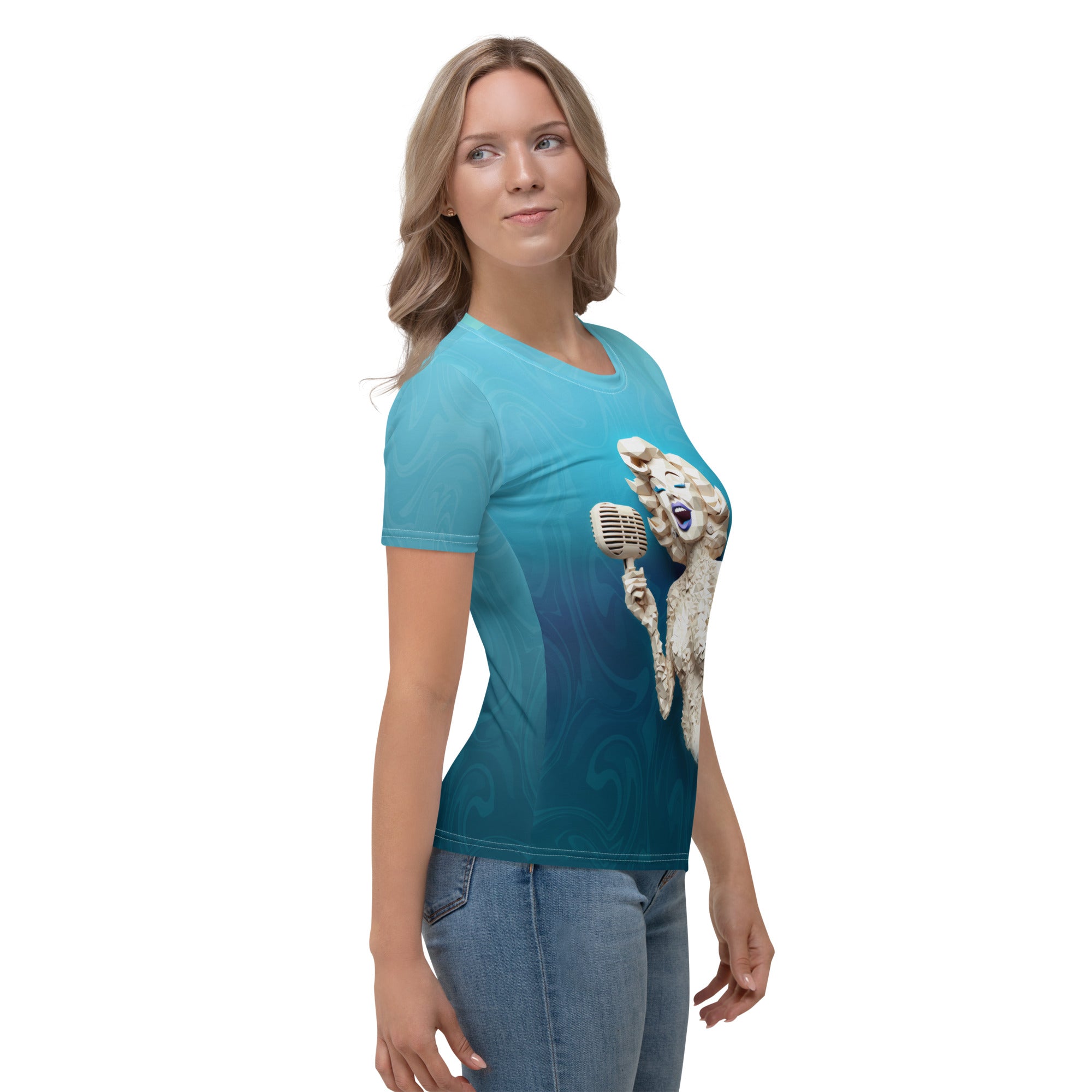 Casual and stylish Zen Garden Harmony women's t-shirt with crew neckline.