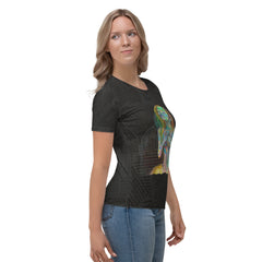 Vibrant Pop Explosion Women's Crew Neck T-Shirt