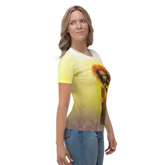 Boundless Spirit Women's Crew Neck T-Shirt - Model Wearing