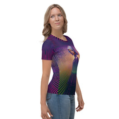 Women's crew neck with celestial-inspired design from Beyond Style.