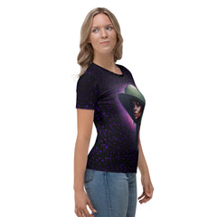 Stylish Artistic Vision crewneck tee for women