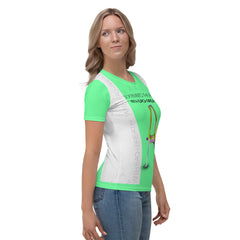 Casual look featuring Namaste Neutral women's T-shirt.