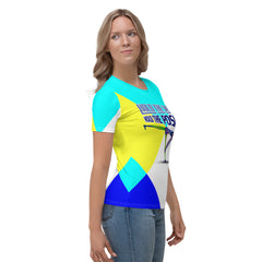 Stylish cosmic connection t-shirt for women.