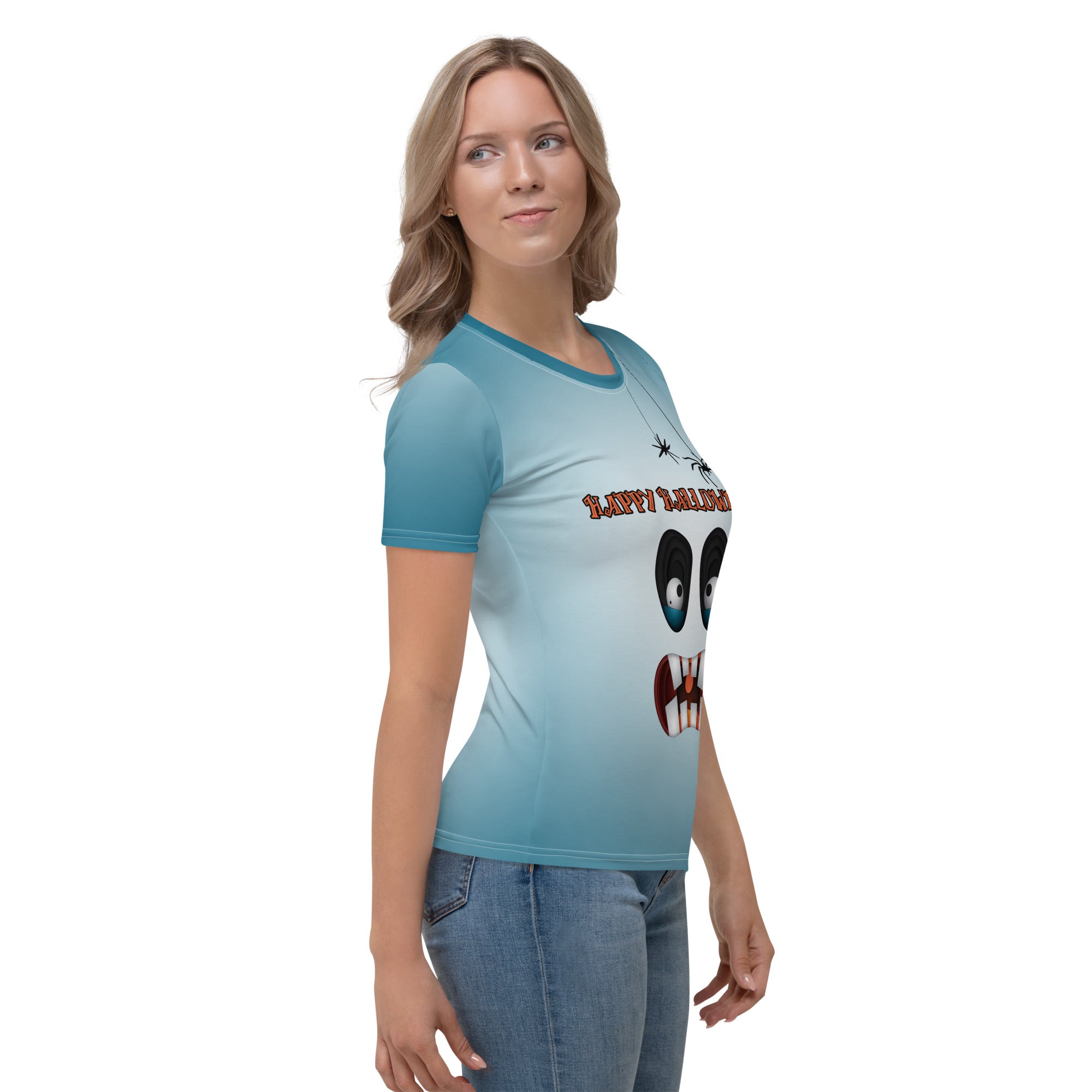 Cursed Castle Graphic Tee for Women – Halloween Edition





