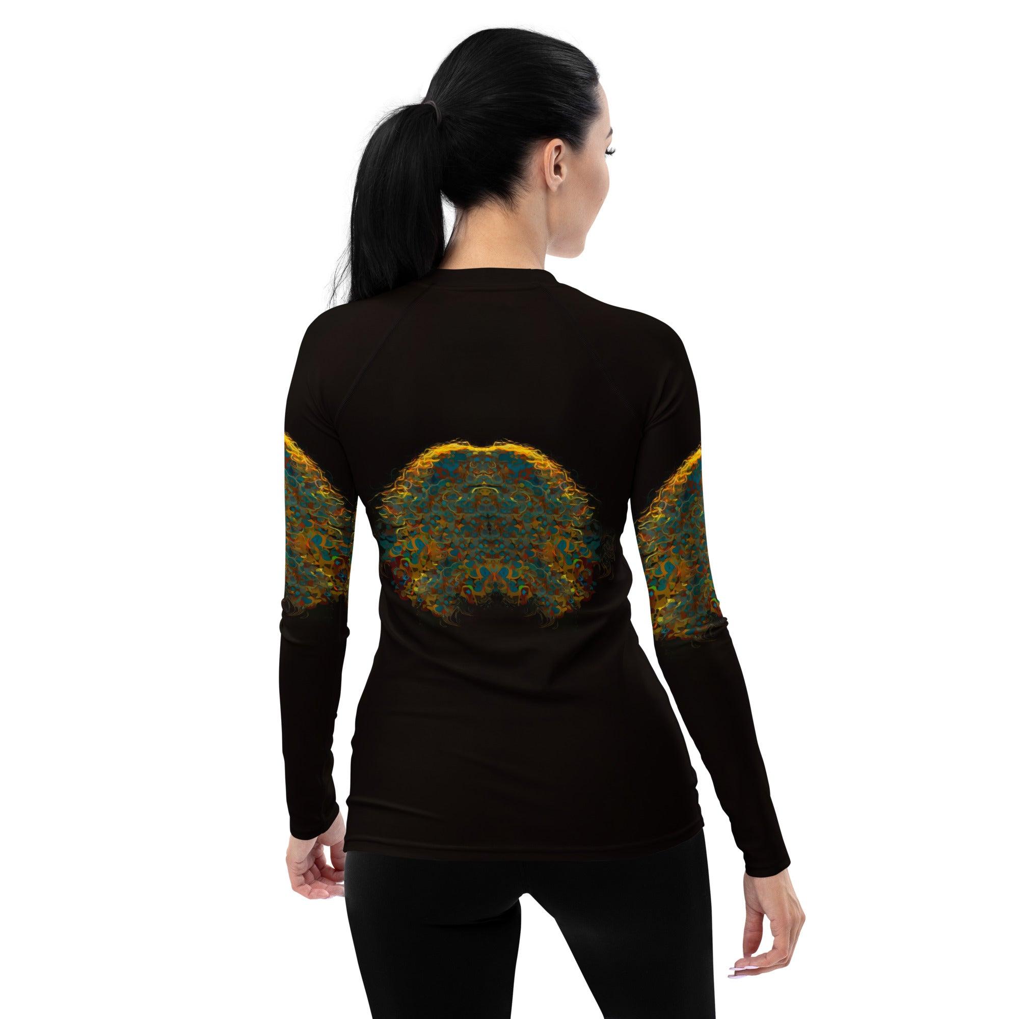 Detailed view of the SurArt 129 Rash Guard's durable and stylish material