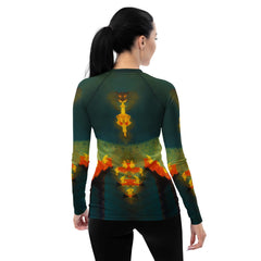 Detailed fabric view of SurArt 68 Rash Guard, emphasizing protection and style