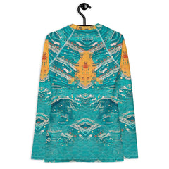 Ocean Rider All-Over Print Women's Rash Guard Embrace The Surfing Lifestyle - Beyond T-shirts