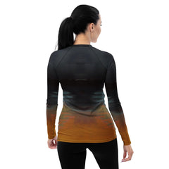 Witching Waves Women's Rash Guard Ride The Magic Of Halloween - Beyond T-shirts