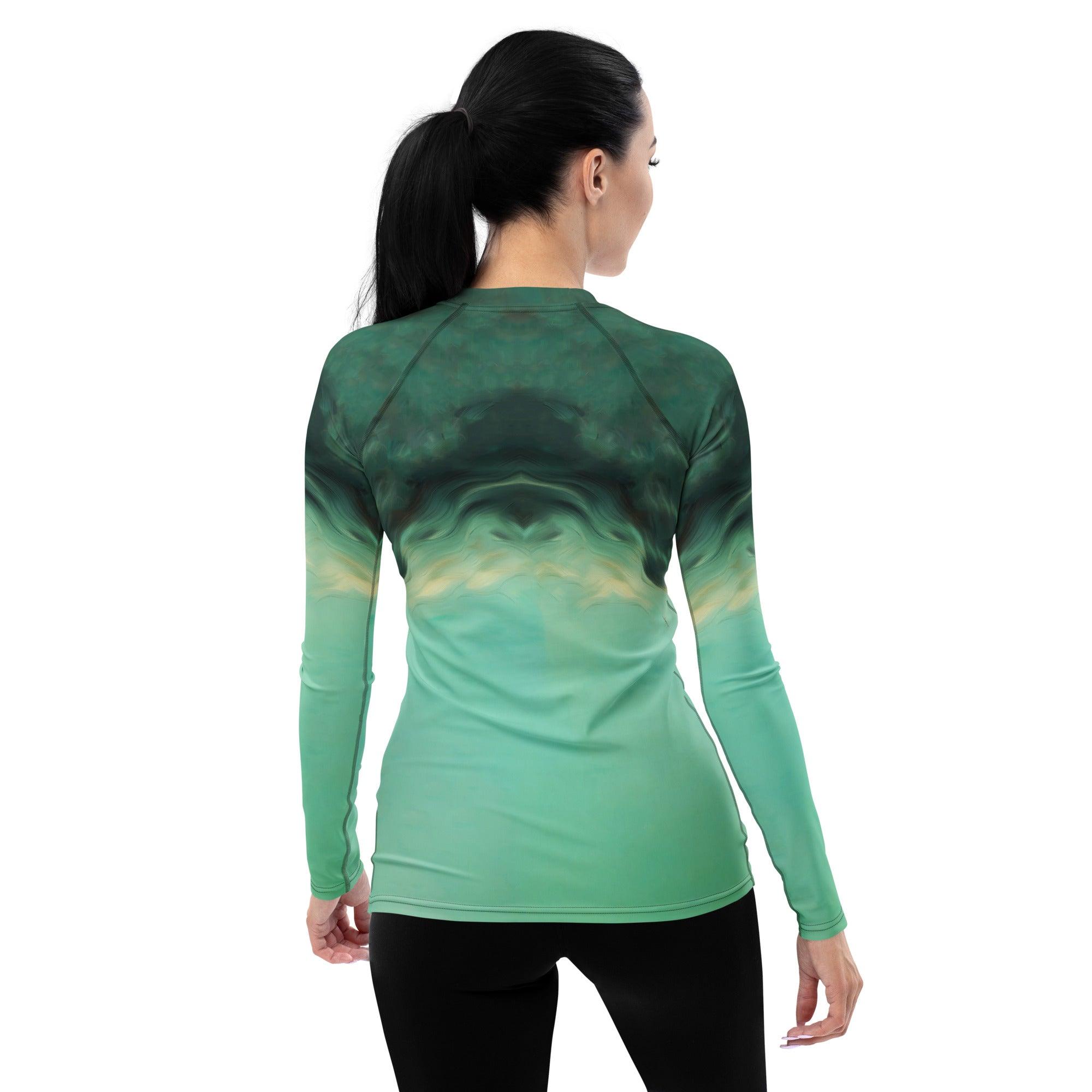 Halloween Horizons All-Over Print Women's Rash Guard - Embrace The Spirit Of The Season - Beyond T-shirts