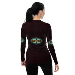 Ghosts By The Sea Women's Rash Guard Surfing Halloween Spirits - Beyond T-shirts