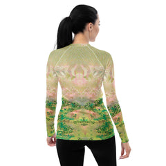 Wave Rider Elegance Women's Rash Guard - Beyond T-shirts