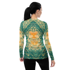 Oceanic Vibes Women's Rash Guard - Beyond T-shirts