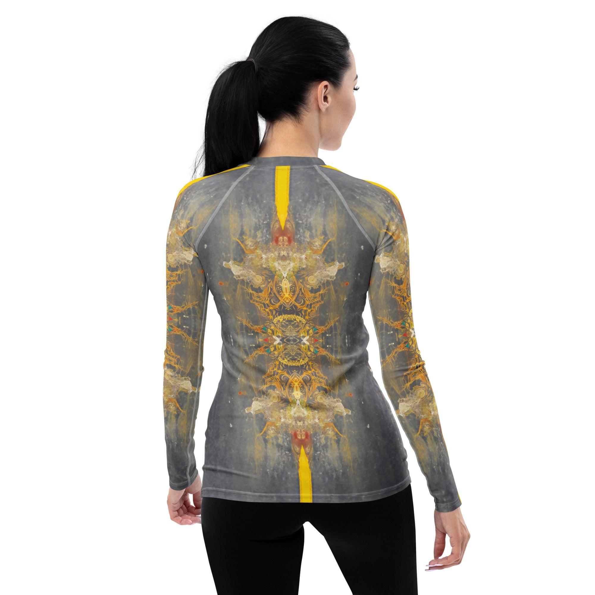 Seaside Serenity Women's Rash Guard - Beyond T-shirts