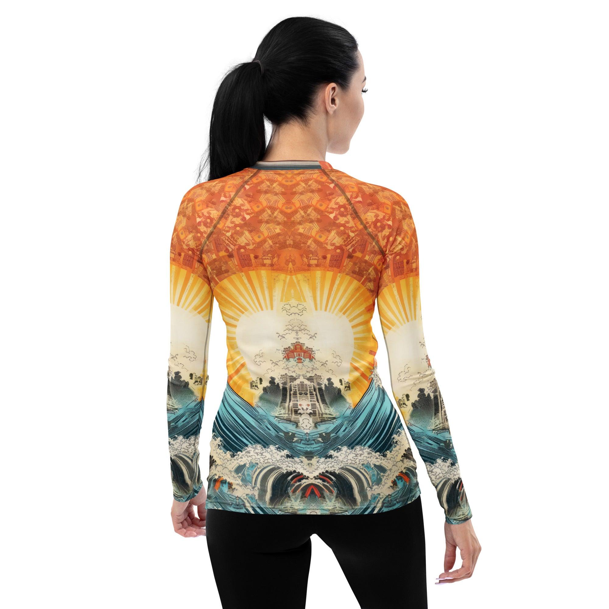 Surfing Goddess Rash Guard For Women - Beyond T-shirts