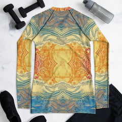 Sun Kissed Surfing Women's Rash Guard - Beyond T-shirts