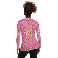 Seashell Serenade Women's Rash Guard - Beyond T-shirts