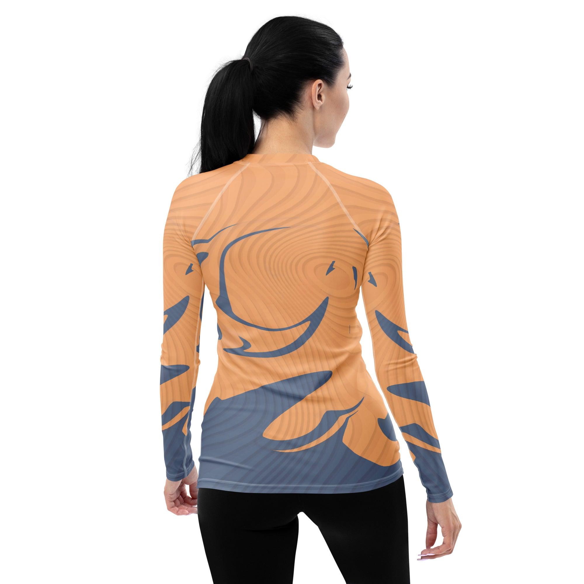 Stylish Serenade Women's Fashion Jam Rash Guard - Beyond T-shirts