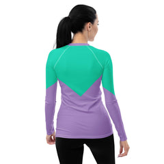 Fashionable Notes Women's Fashion Jam Rash Guard - Beyond T-shirts