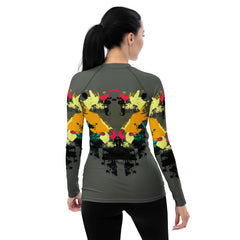 Kickboxing Fusion Women's Rash Guard Dynamic Design - Beyond T-shirts